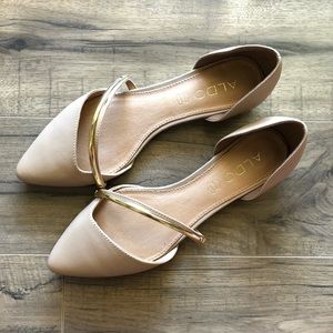 Aldo Chic Nude Flats